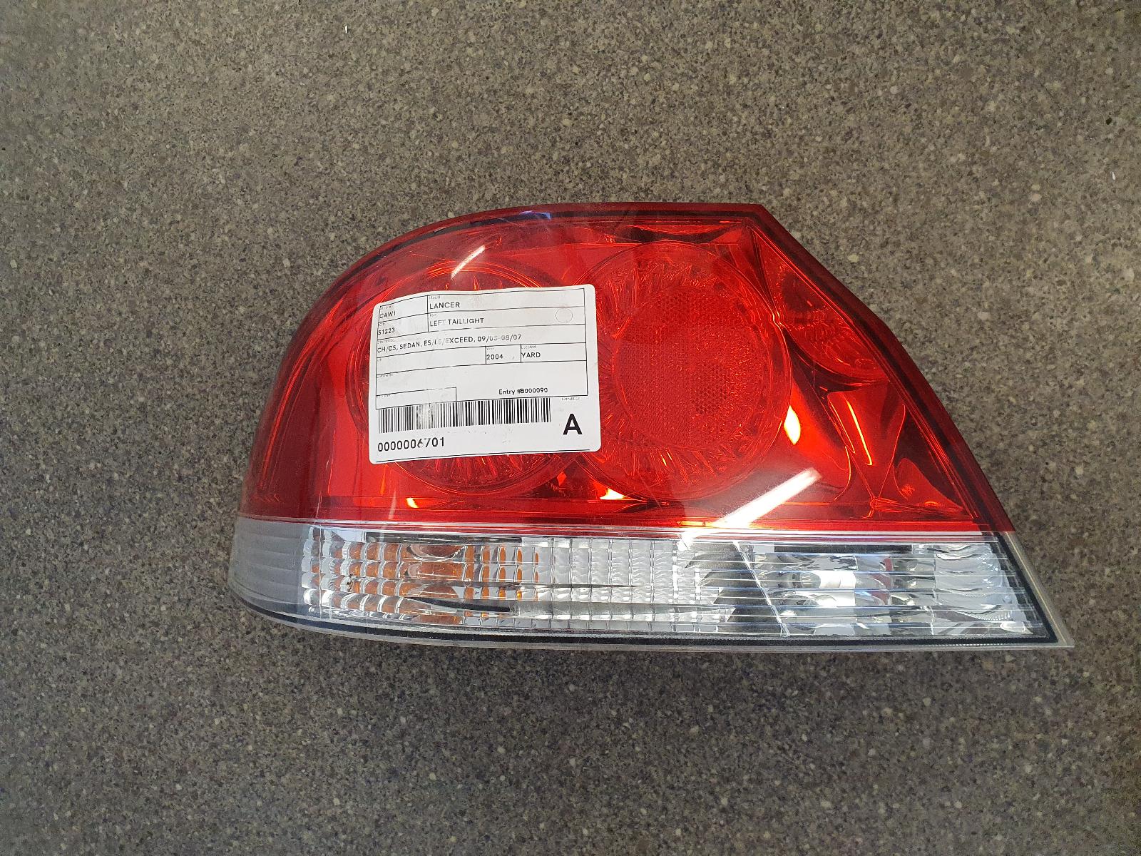 View Auto part Left Taillight Mitsubishi Lancer 2004