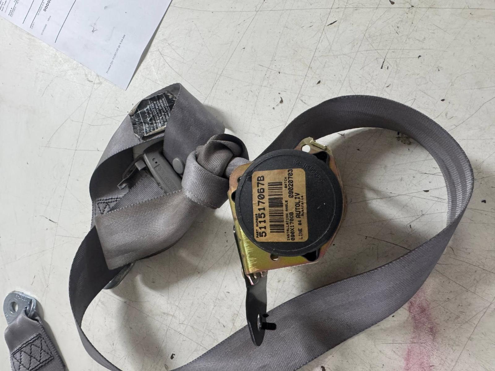 View Auto part Seatbelt/Stalk Toyota Camry 2004